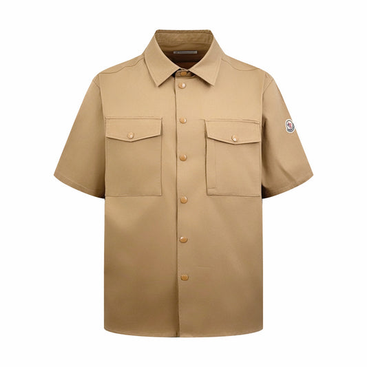2026 New Mon Logo Pocket Short-Sleeve Shirt (AA550-A80)