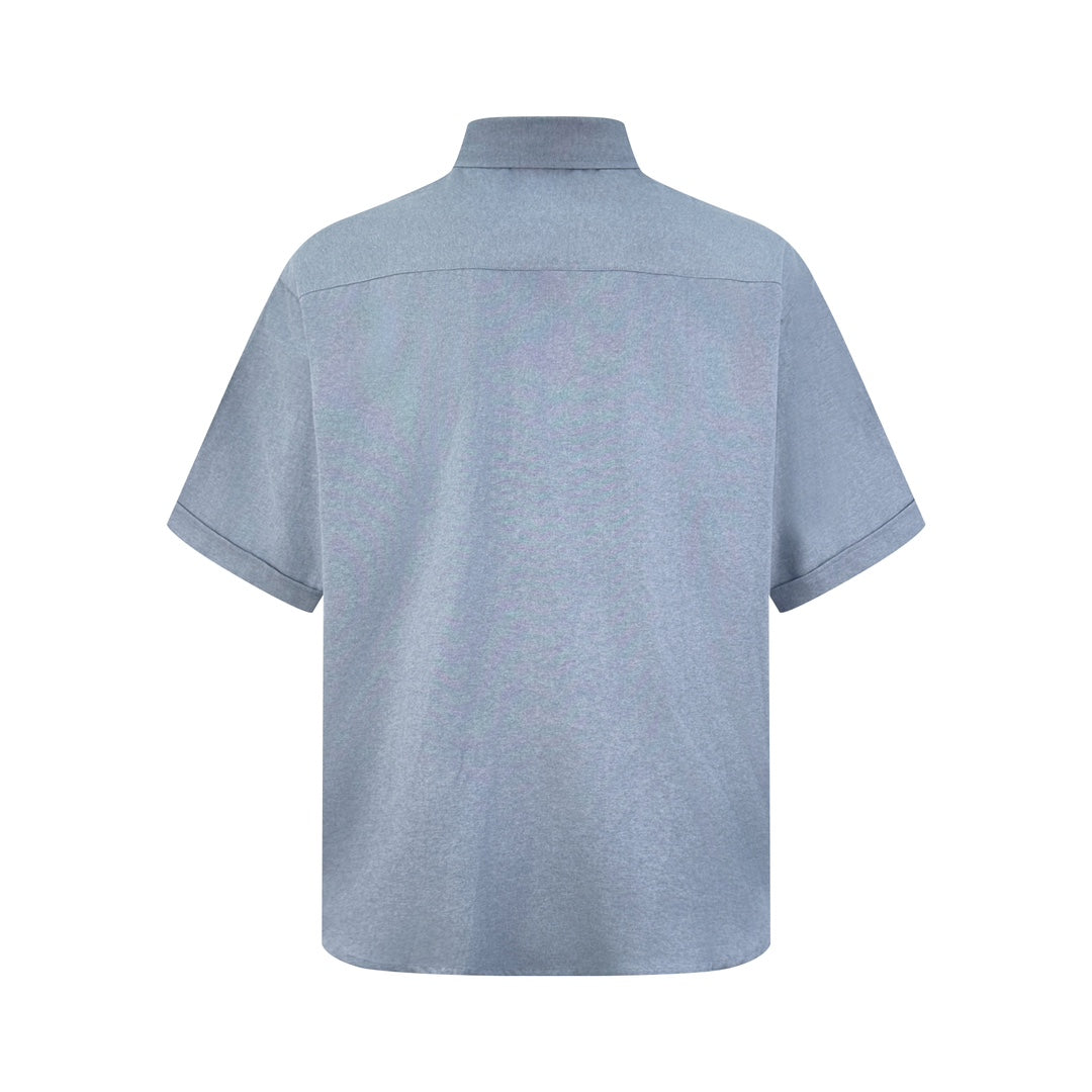 2026 New Heart A Embroidered Box-Cut Shirt (MM066-A55)