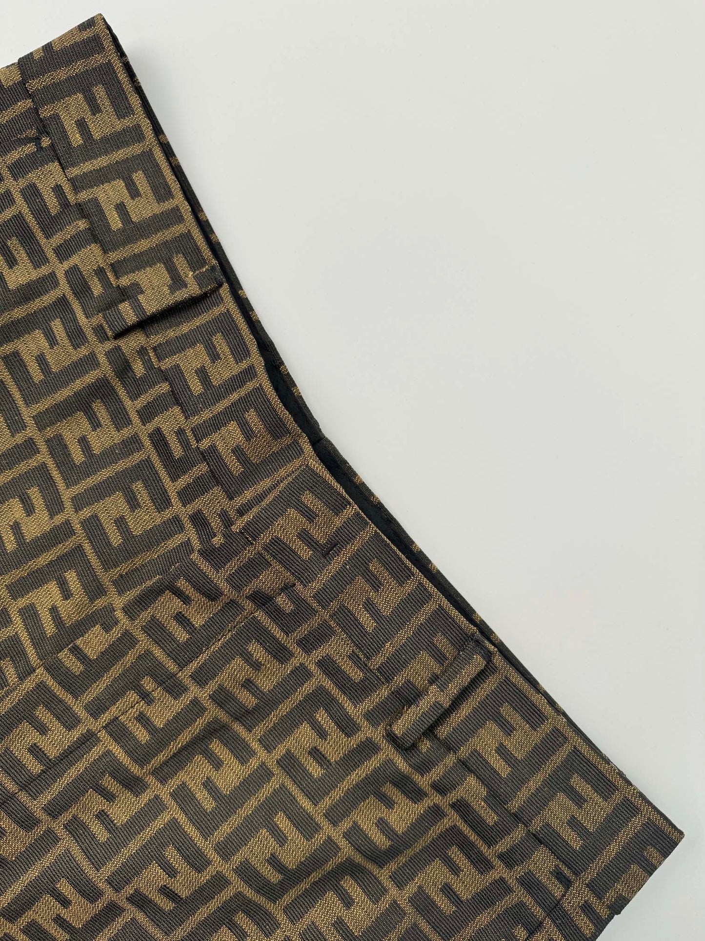 2026 New Arrival: FF All-Over Monogram Print Shorts (55012-A90)