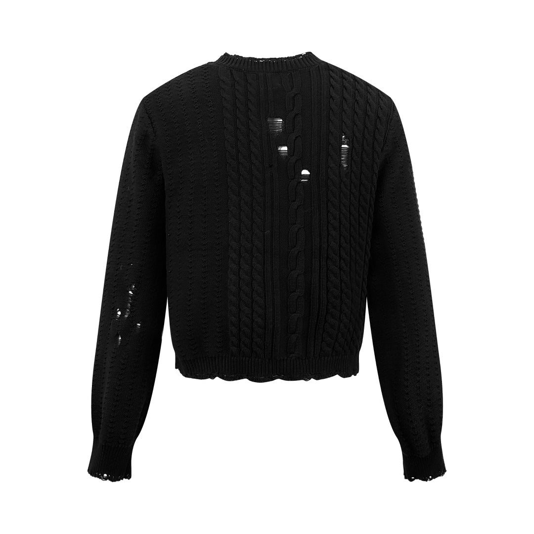 2026 New Arrival ERD Cable-Knit Cardigan (25356-B50)