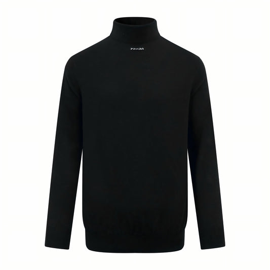 2026 New Triangle Brand Jacquard Turtleneck Jumper (25283-B20)