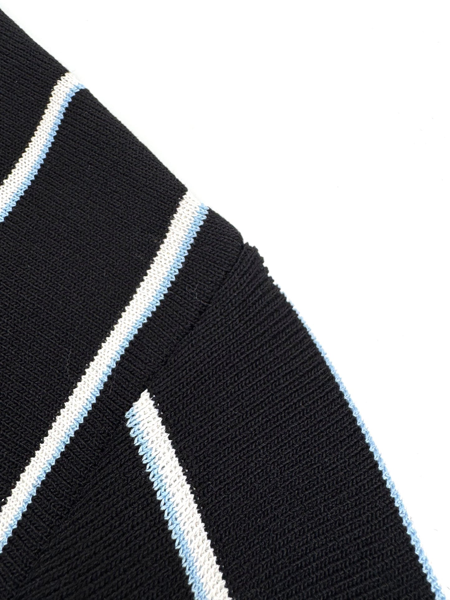 2026 New Triangle Brand Striped Embroidered Cardigan (25306-B90)