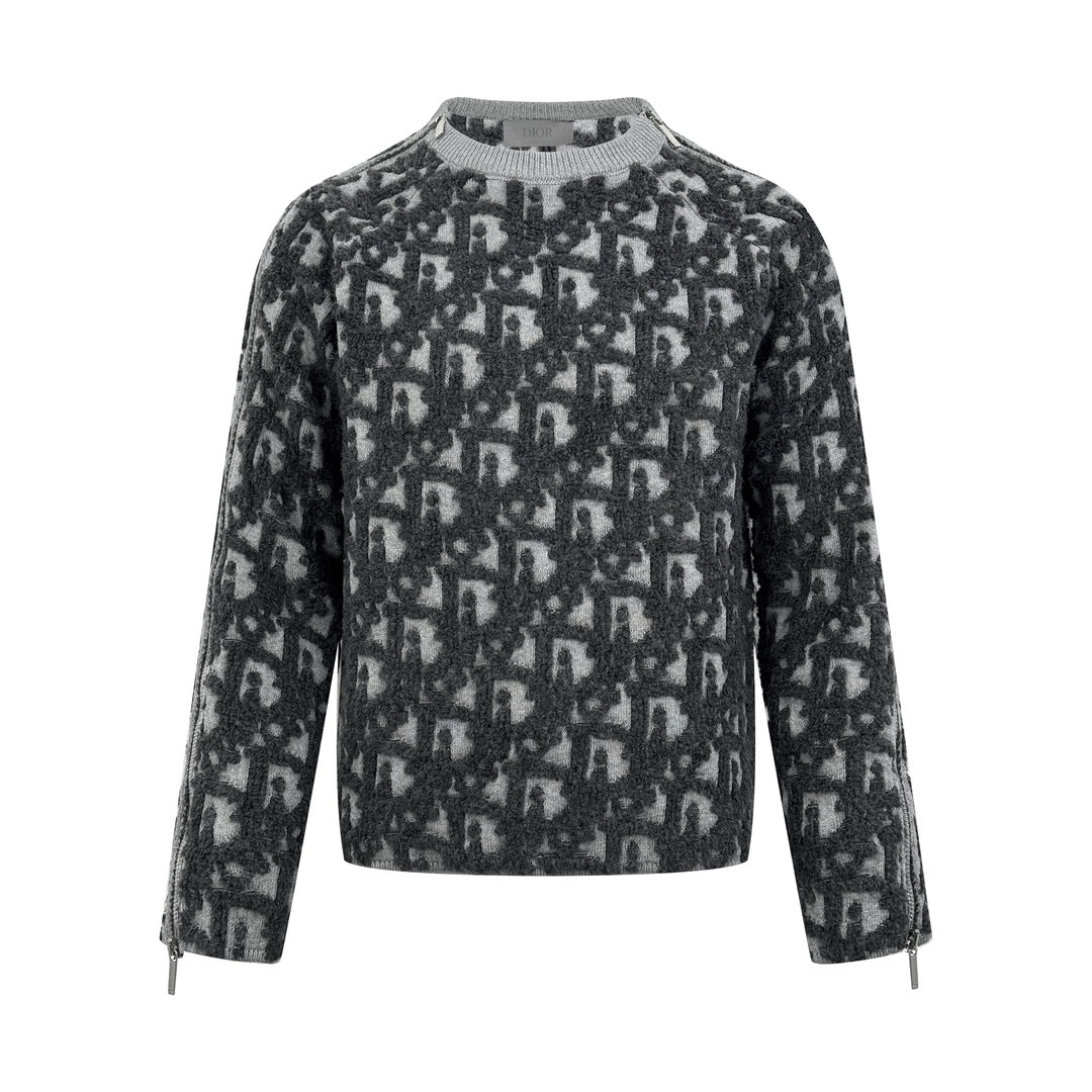 2026 New Arrival CD Jacquard Zip-Up Jumper (25305-C20)