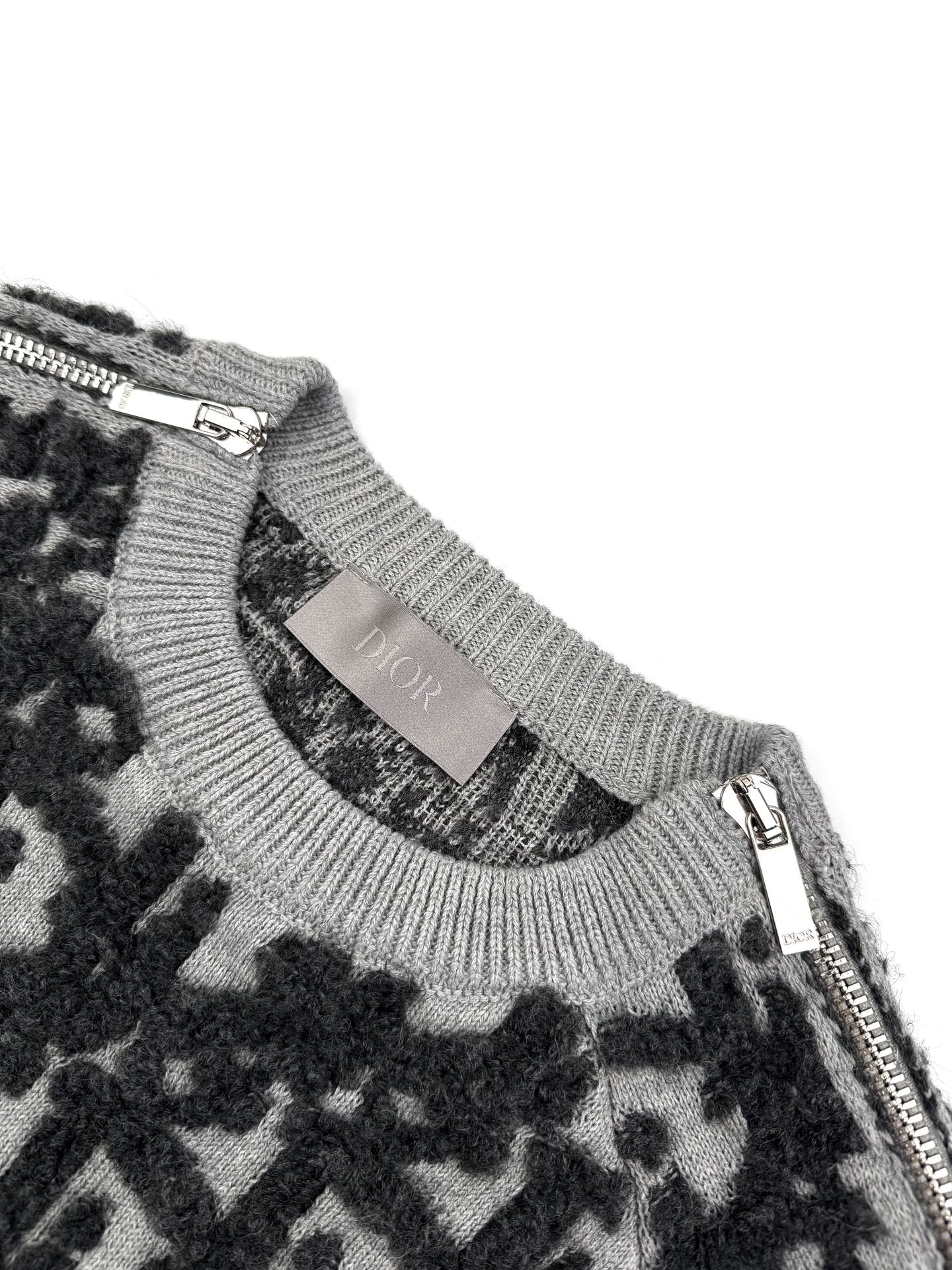 2026 New Arrival CD Jacquard Zip-Up Jumper (25305-C20)