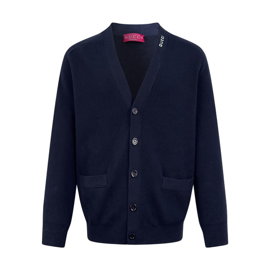 2026 New Arrival GU Embroidered Knitted Cardigan (25195-B60)