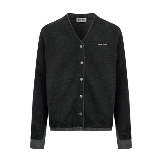 2026 New Arrival MM Embroidered Logo Cardigan (24068-B70)