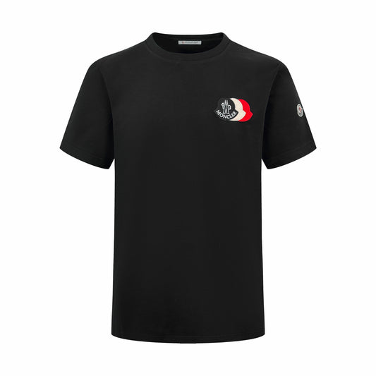 2026 New Mon Patch Logo Short-Sleeved T-Shirt (AA539-A10)