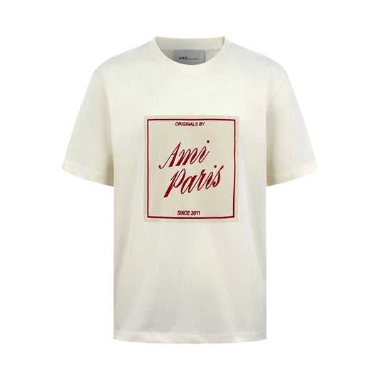 2026 New Heart A Retro Print Short-Sleeved T-Shirt (BB806-A15)