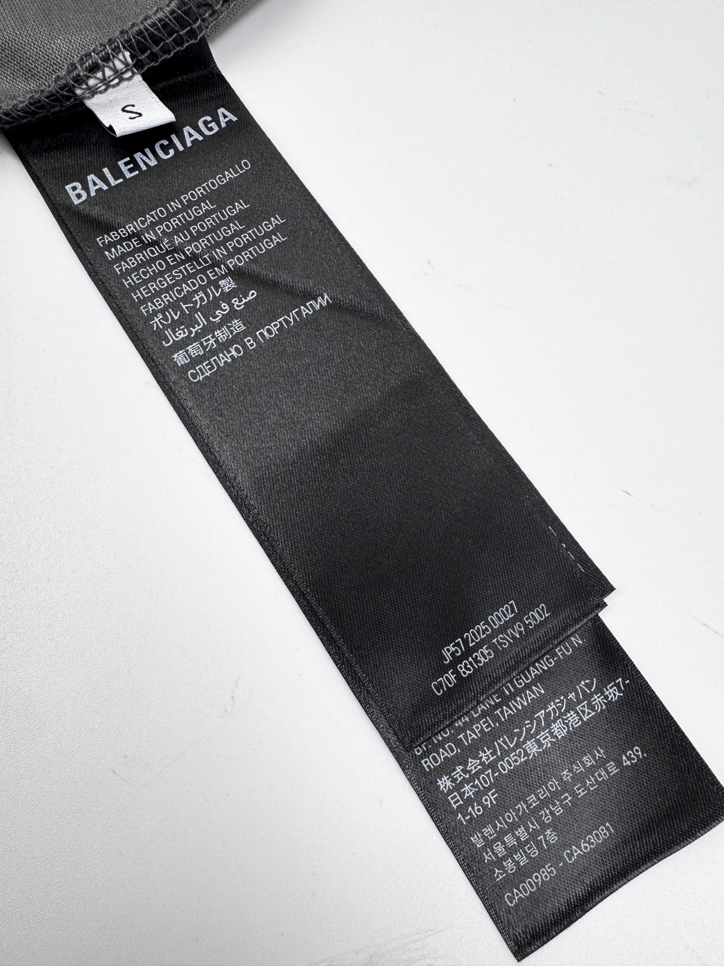 2026 New Balen Logo Reflective Short-Sleeved T-Shirt (25232-A20)