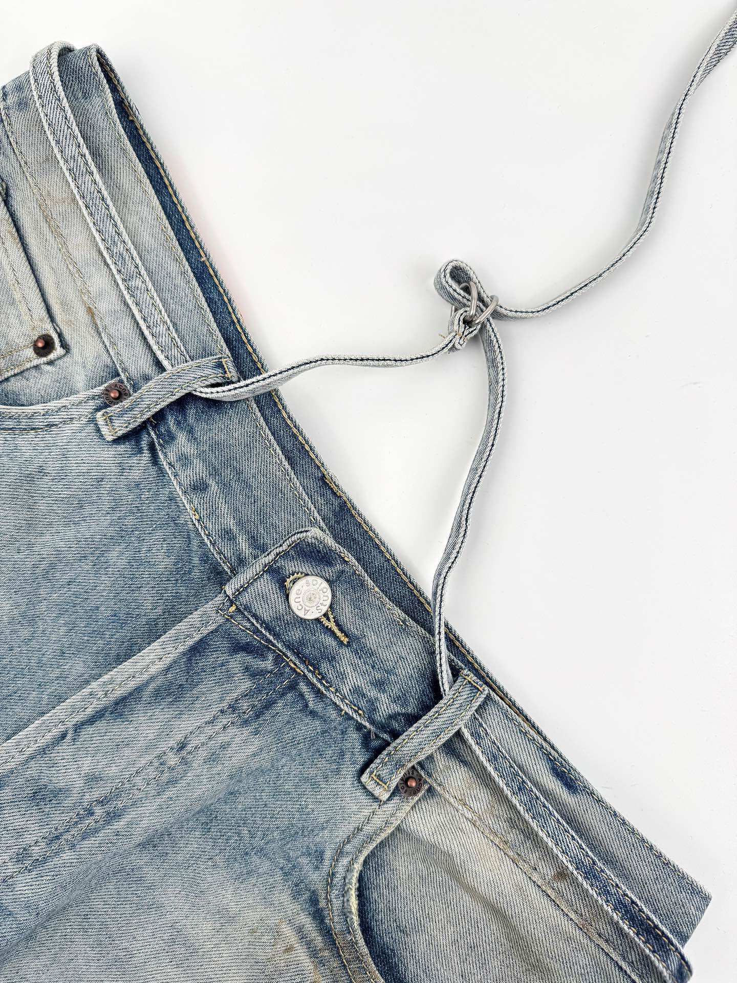 2026 New Acn Ink-Washed Denim Shorts (CC956-B00)