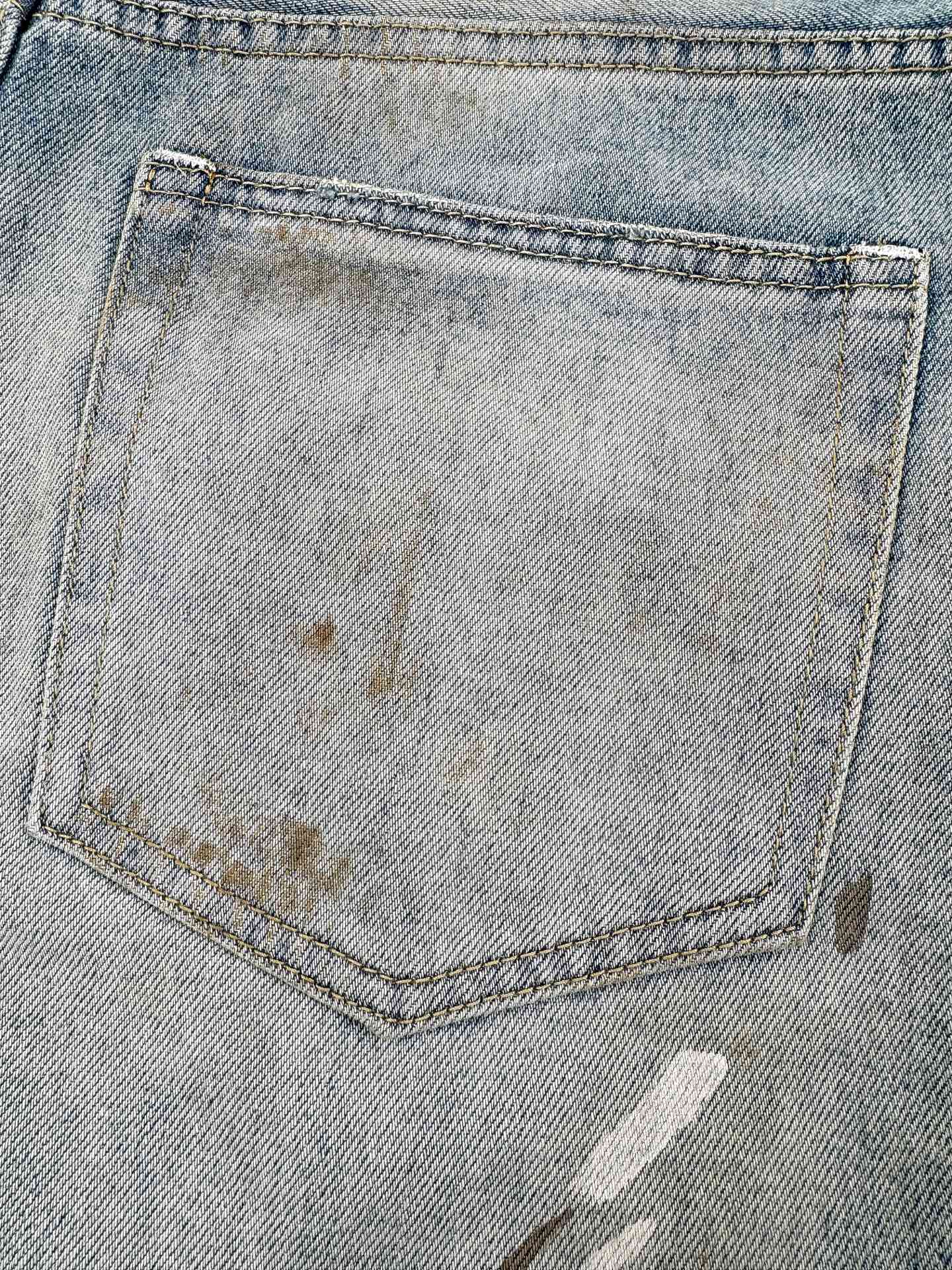 2026 New Acn Ink-Washed Denim Shorts (CC956-B00)
