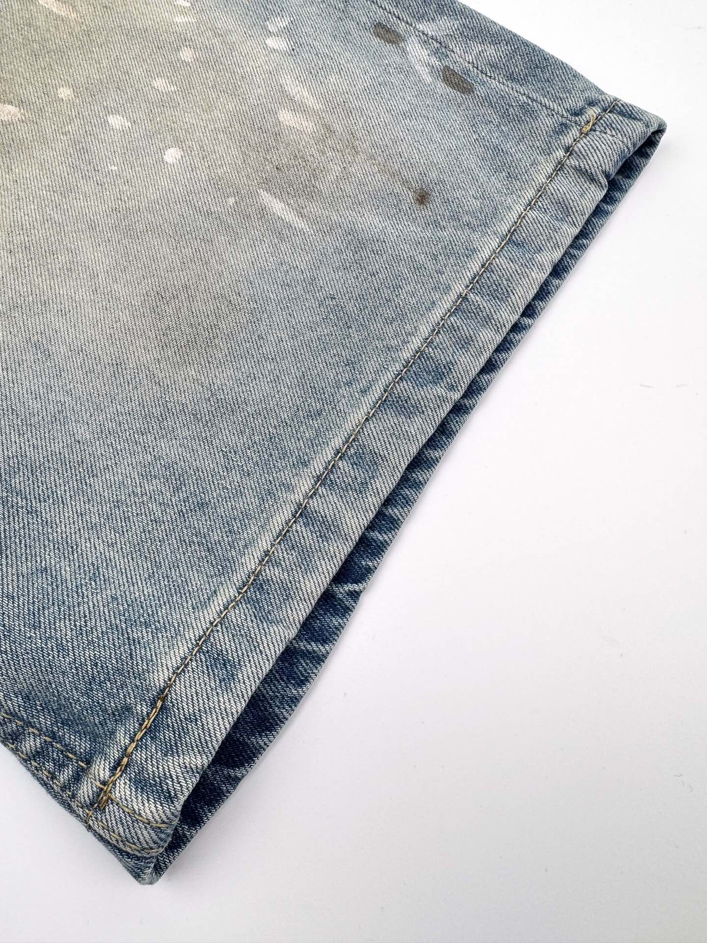 2026 New Acn Ink-Washed Denim Shorts (CC956-B00)