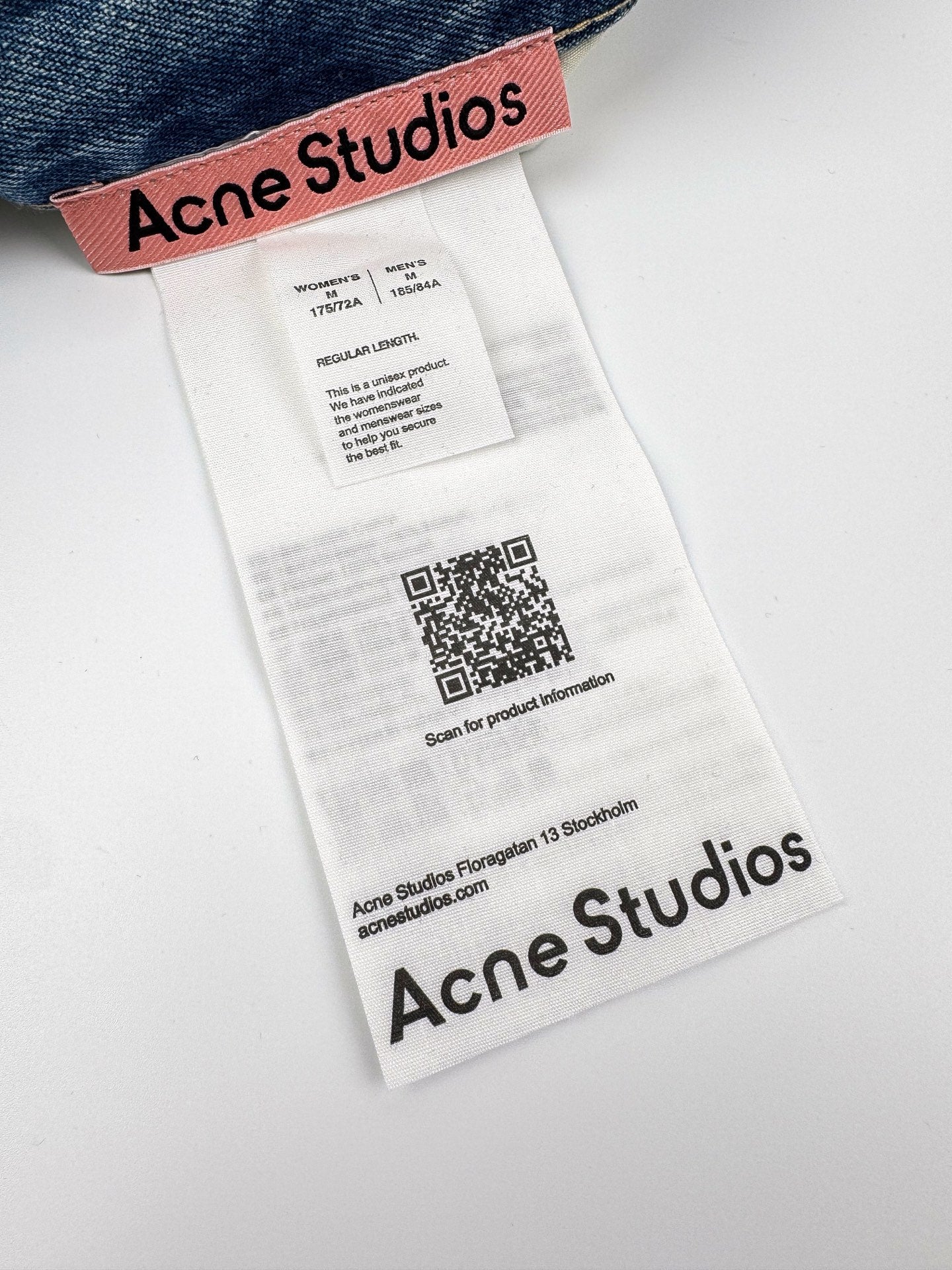 2026 New Acn Ink-Washed Denim Shorts (CC956-B00)