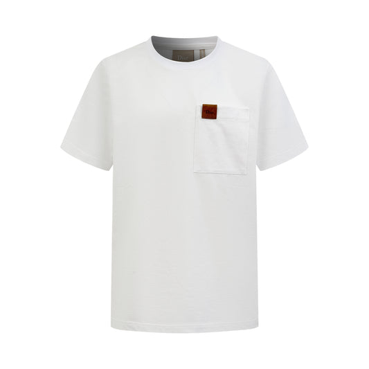 2026 New CD Leather Patch Pocket Short Sleeve (BB795-A10)