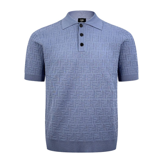 2026 New Arrival FF All-over Print Polo Neck Jumper (AA568-A75)