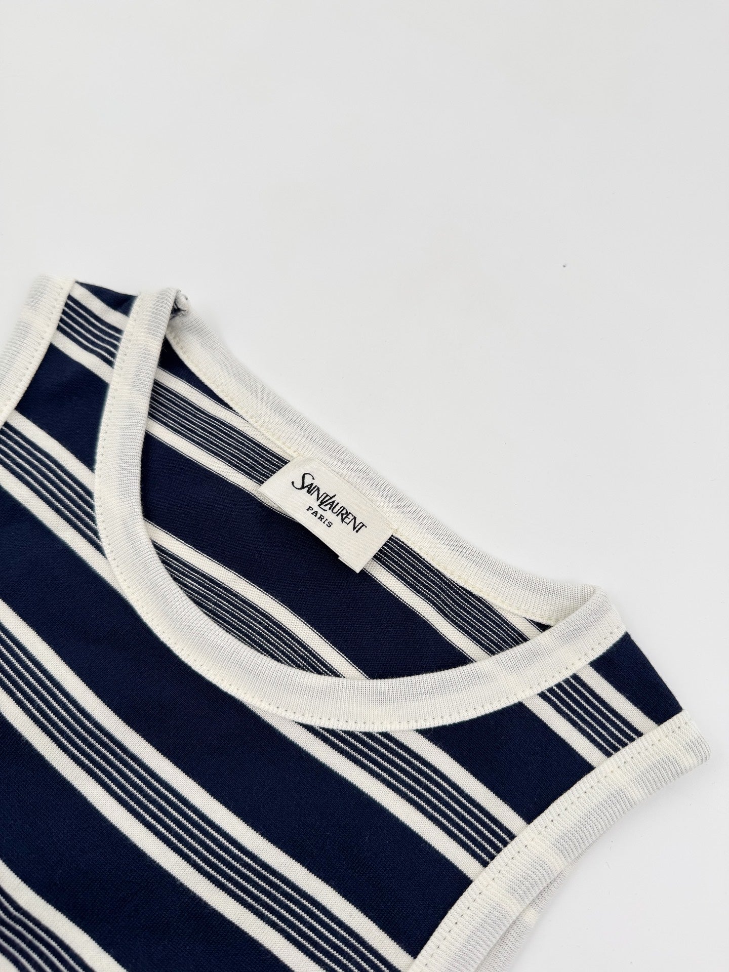 2026 Women’s Saint L Logo Embroidered Striped Tank Top (FF728)