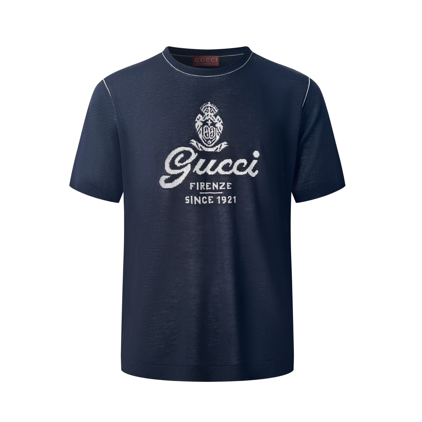 2026 New GU Embroidered Knit Short-Sleeve Top (AA580-A60)