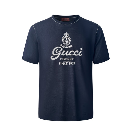 2026 New GU Embroidered Knit Short-Sleeve Top (AA580-A60)
