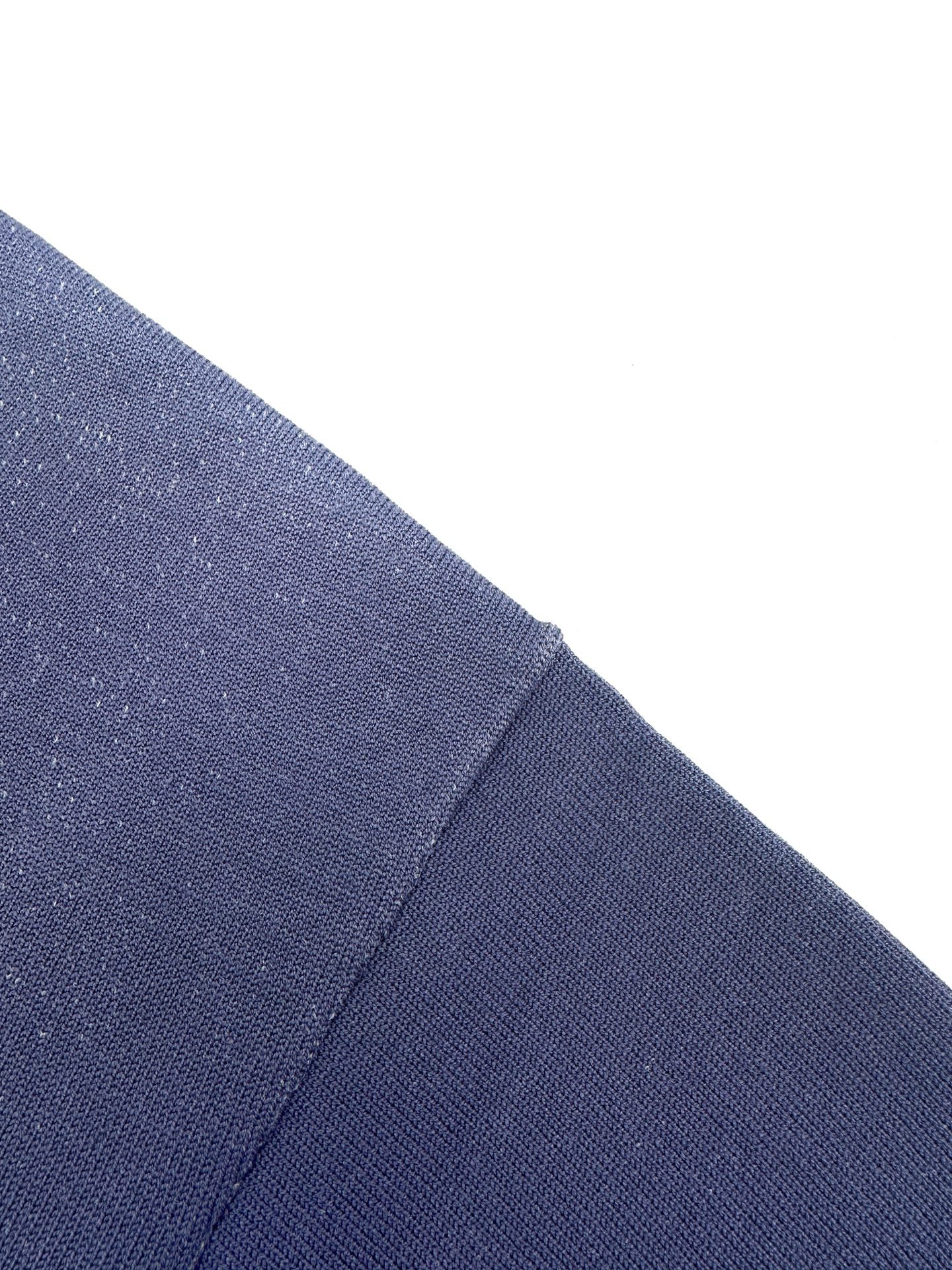 2026 New Triangle Brand Besticktes Poloshirt aus Wollmischung mit Reißverschluss vorne (25127-A70)