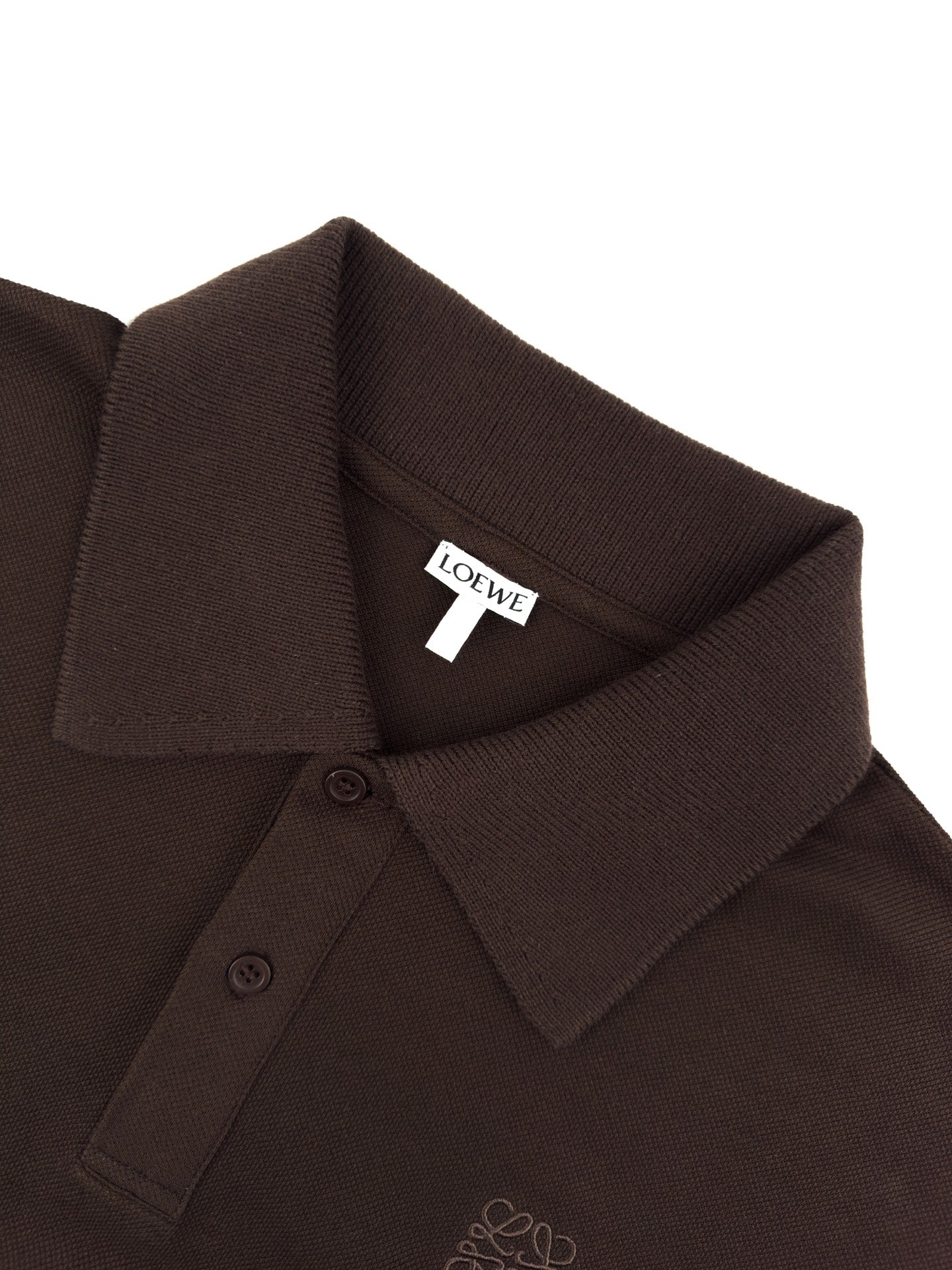 2026 New Triangle Brand Besticktes Poloshirt aus Wollmischung mit Reißverschluss vorne (25127-A70)