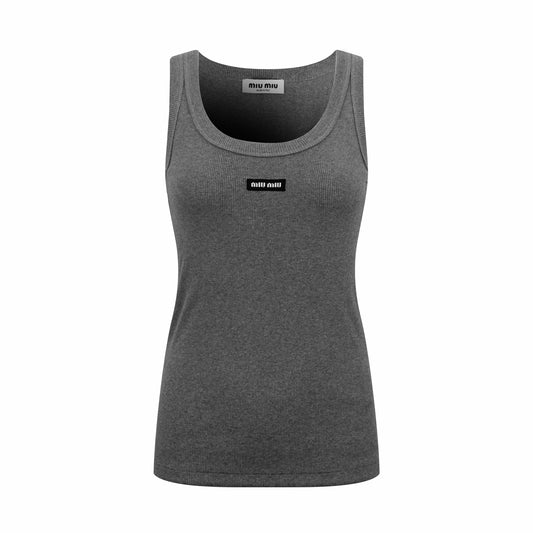 2026 Women’s MM Logo V-neck Top (FF718)