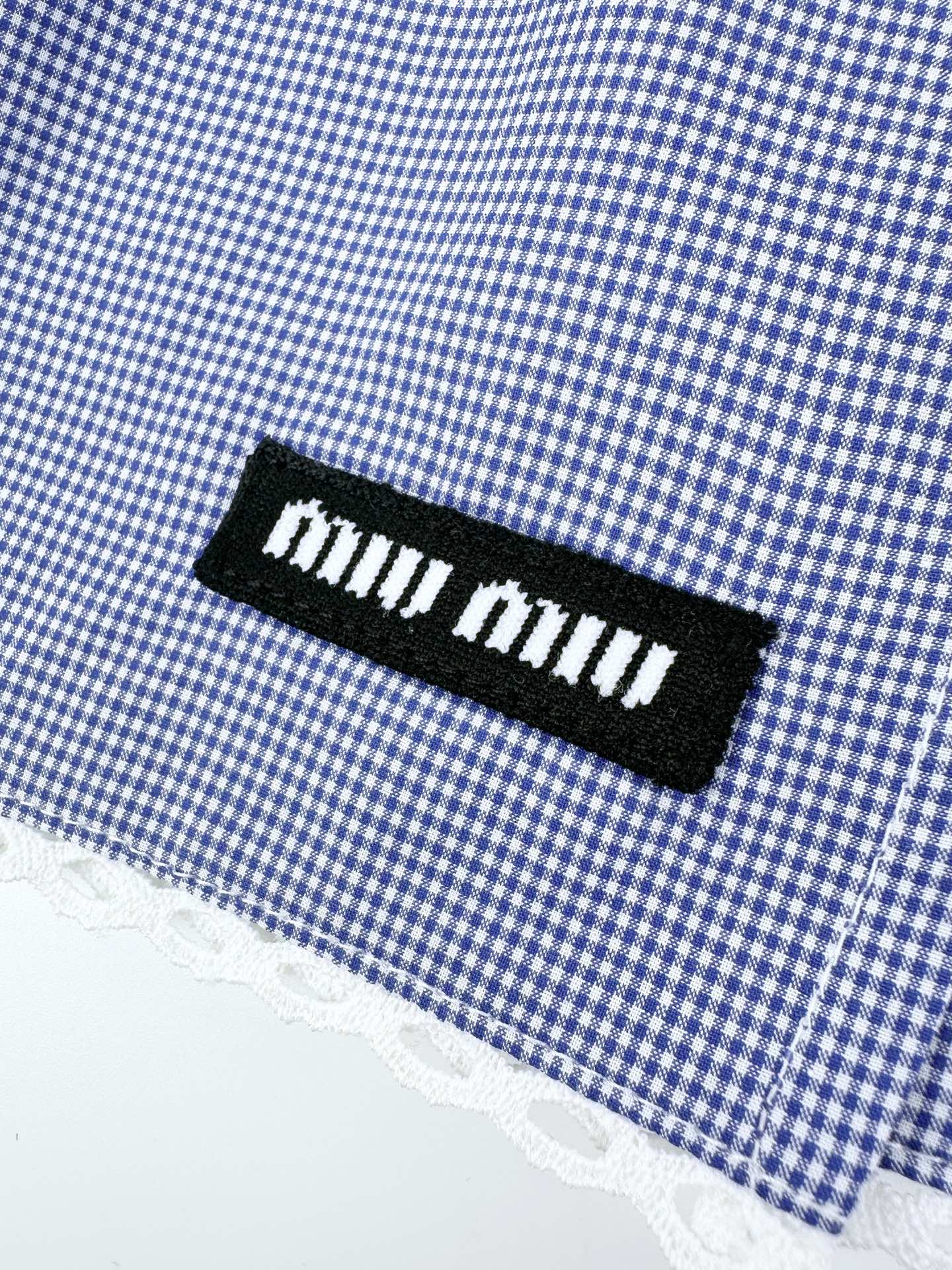 2026 Women’s MM Logo Check Skirt (FF724)