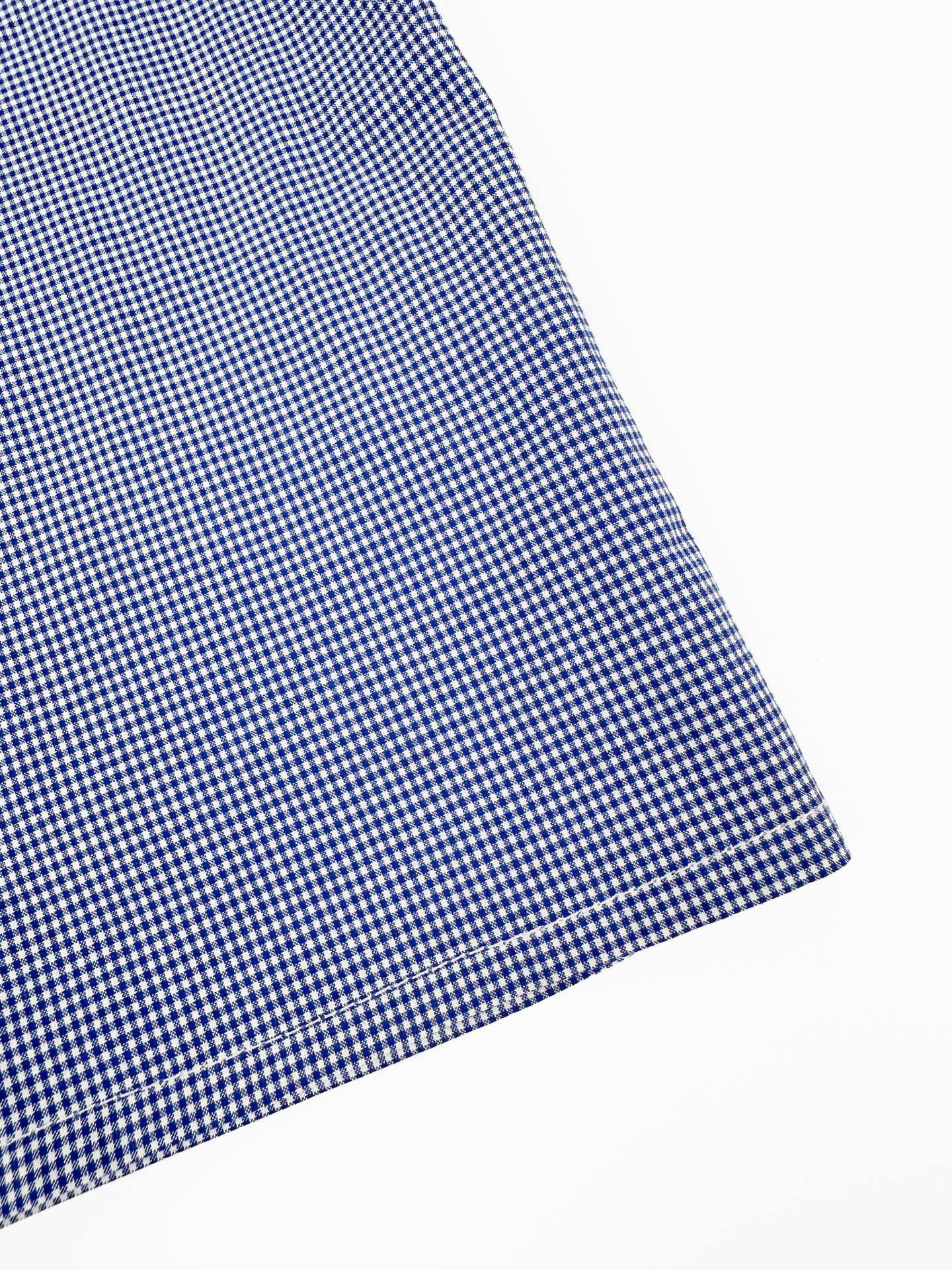 2026 Women’s MM Logo Check Short-Sleeved Shirt (FF723)