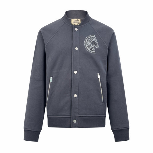 2026 New H Saddle Stud Embellished Jacket (25349-B80)