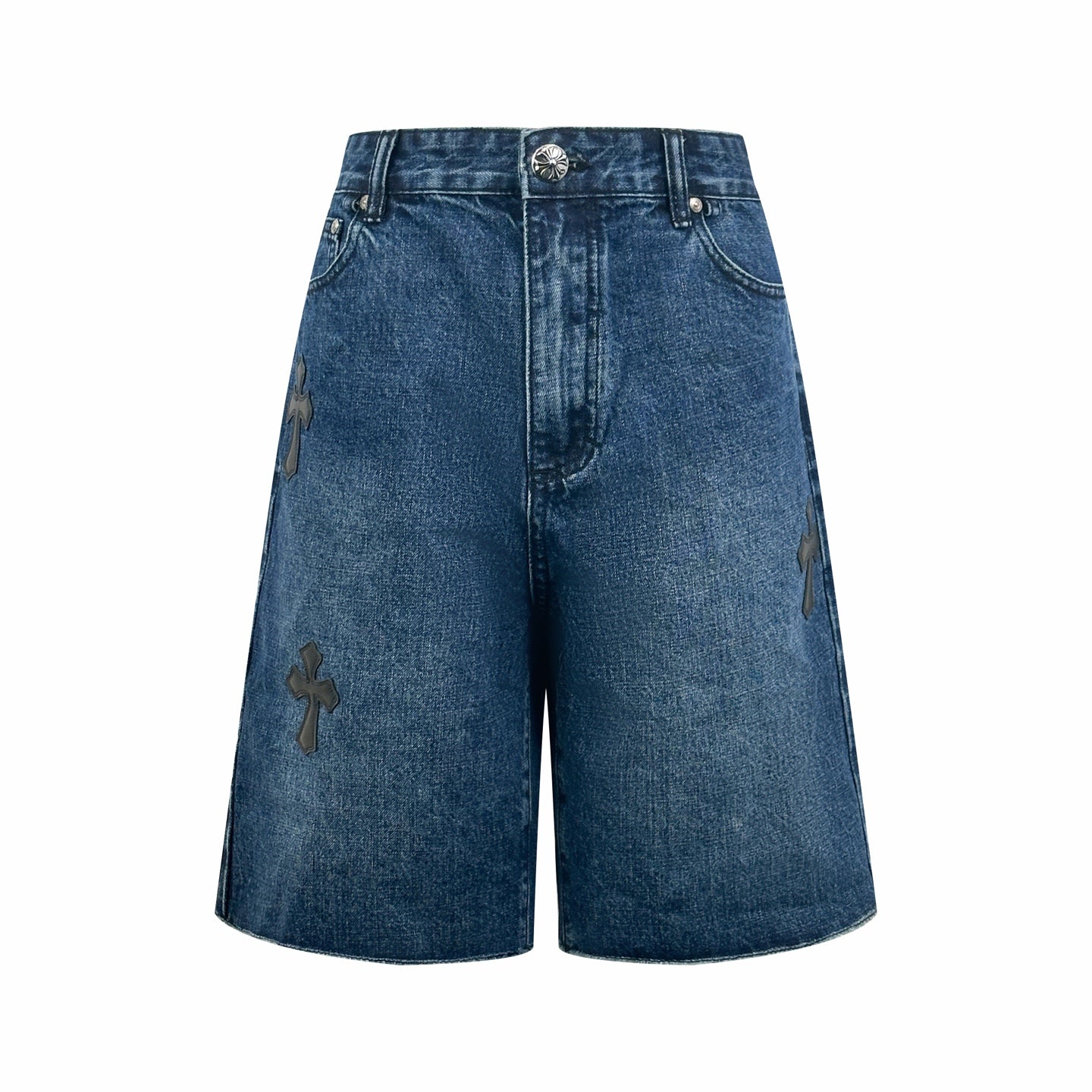 2026 Women’s CH Cross Logo Denim Shorts (EE407)