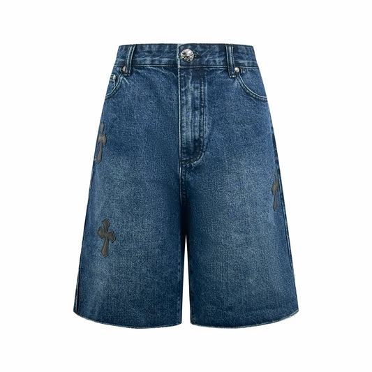 2026 Women’s CH Cross Logo Denim Shorts (EE407)