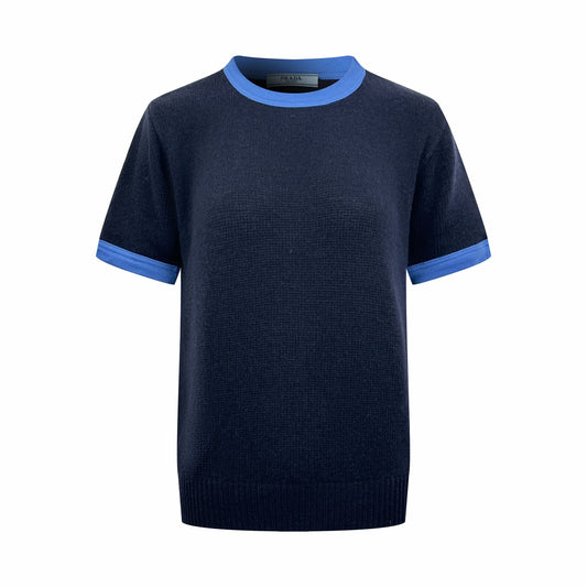 2026 Women’s Triangle Brand Short-Sleeved Jumper with Triangle Logo (DD102)