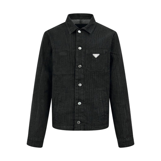 2026 New Triangle Brand Denim Jacket (MM070-B80)