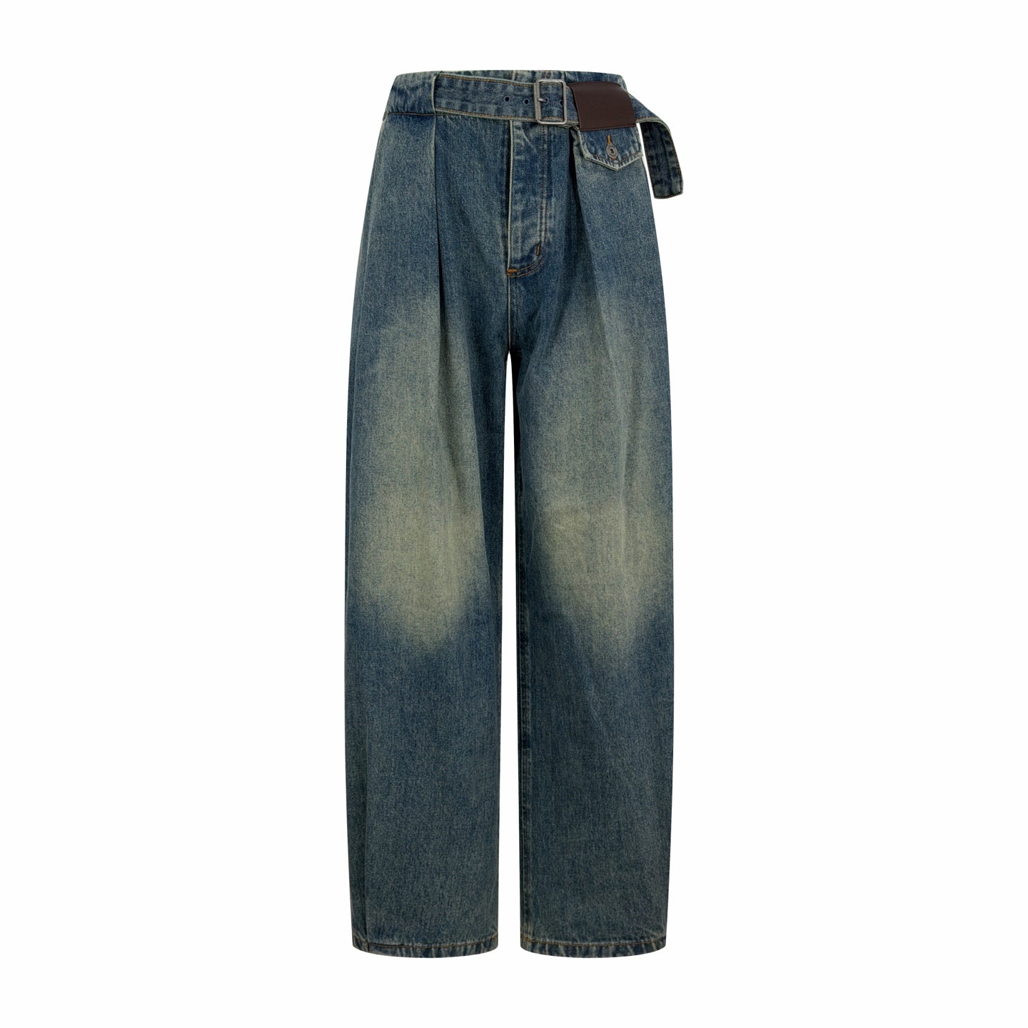2026 Women’s Way Leather Patch Jeans (EE408)
