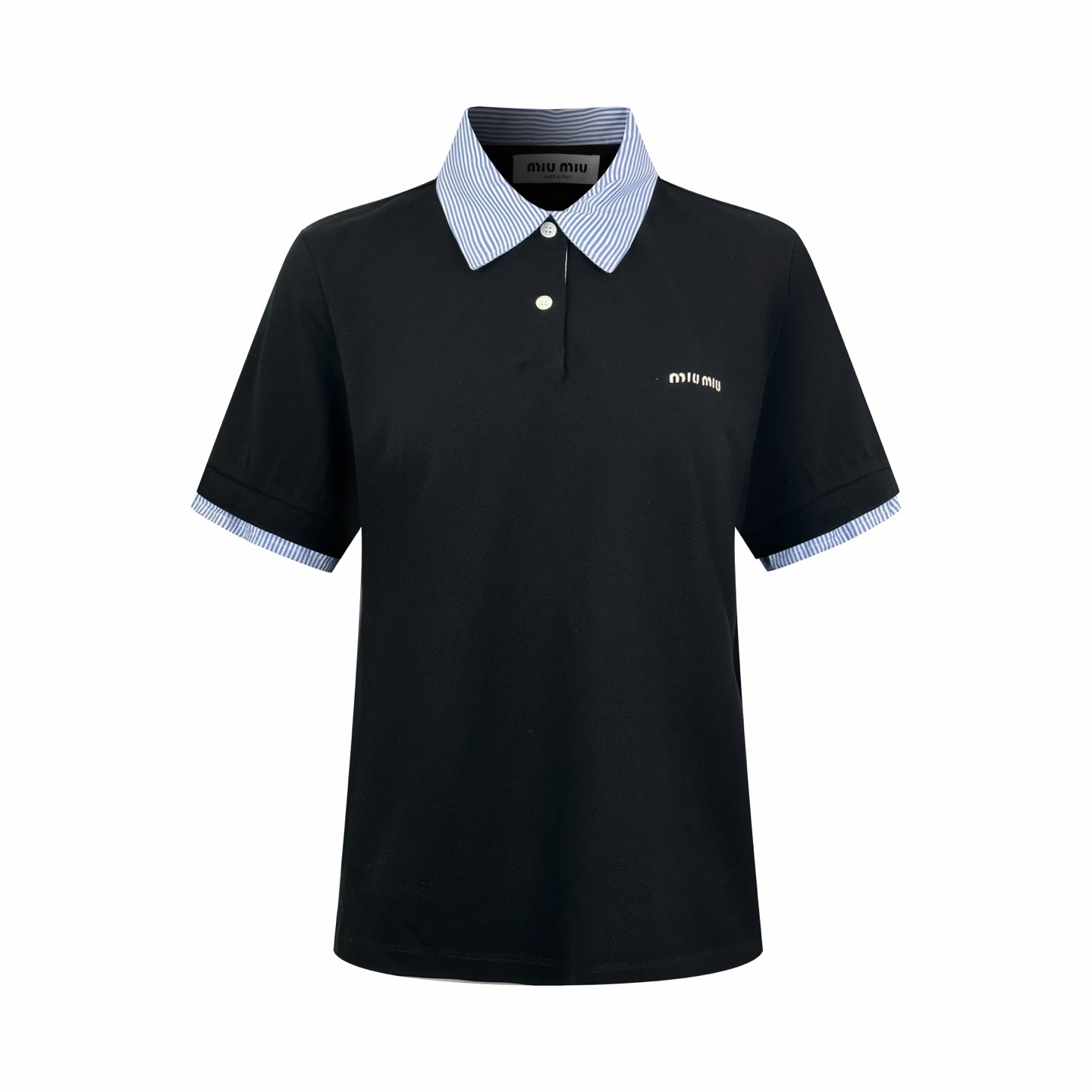 2026 Women’s MM Colour-Blocked Collared Polo Shirt (FF713)
