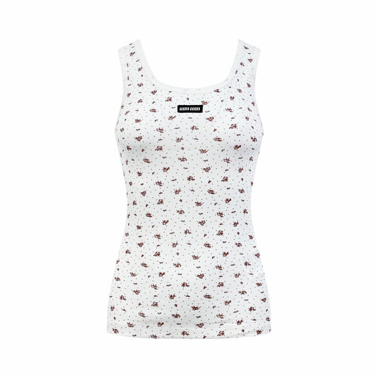 2026 Women’s MM Floral Logo Tank Top (FF744)