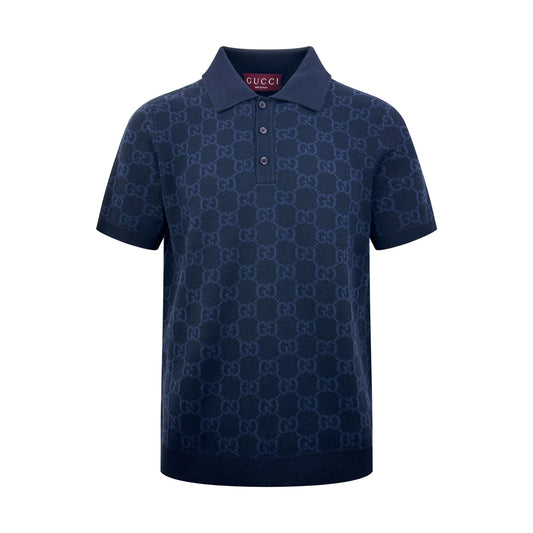 2026 New Arrival GU All-over Jacquard Short-sleeved Jumper (AA581-A85)
