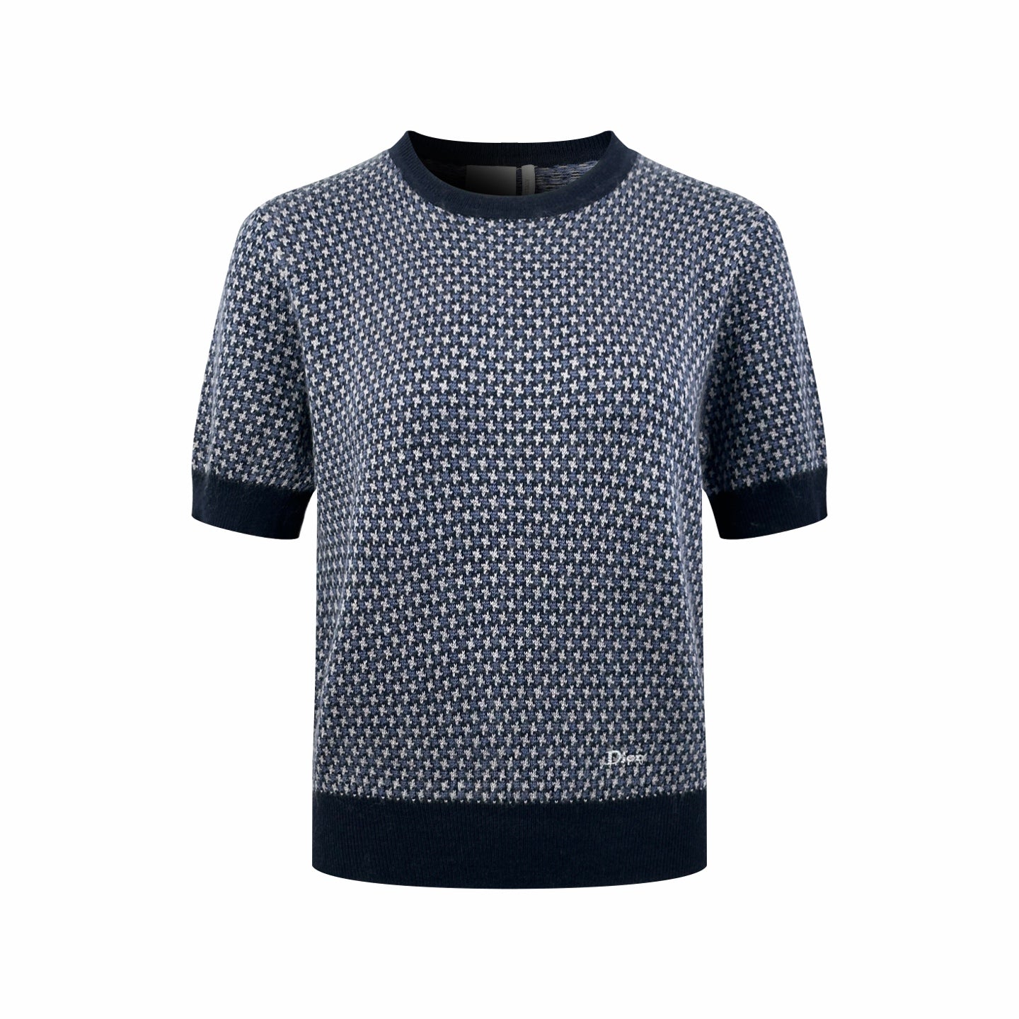 2026 Women’s CD Jacquard Embroidered Short-Sleeved Jumper (DD110)