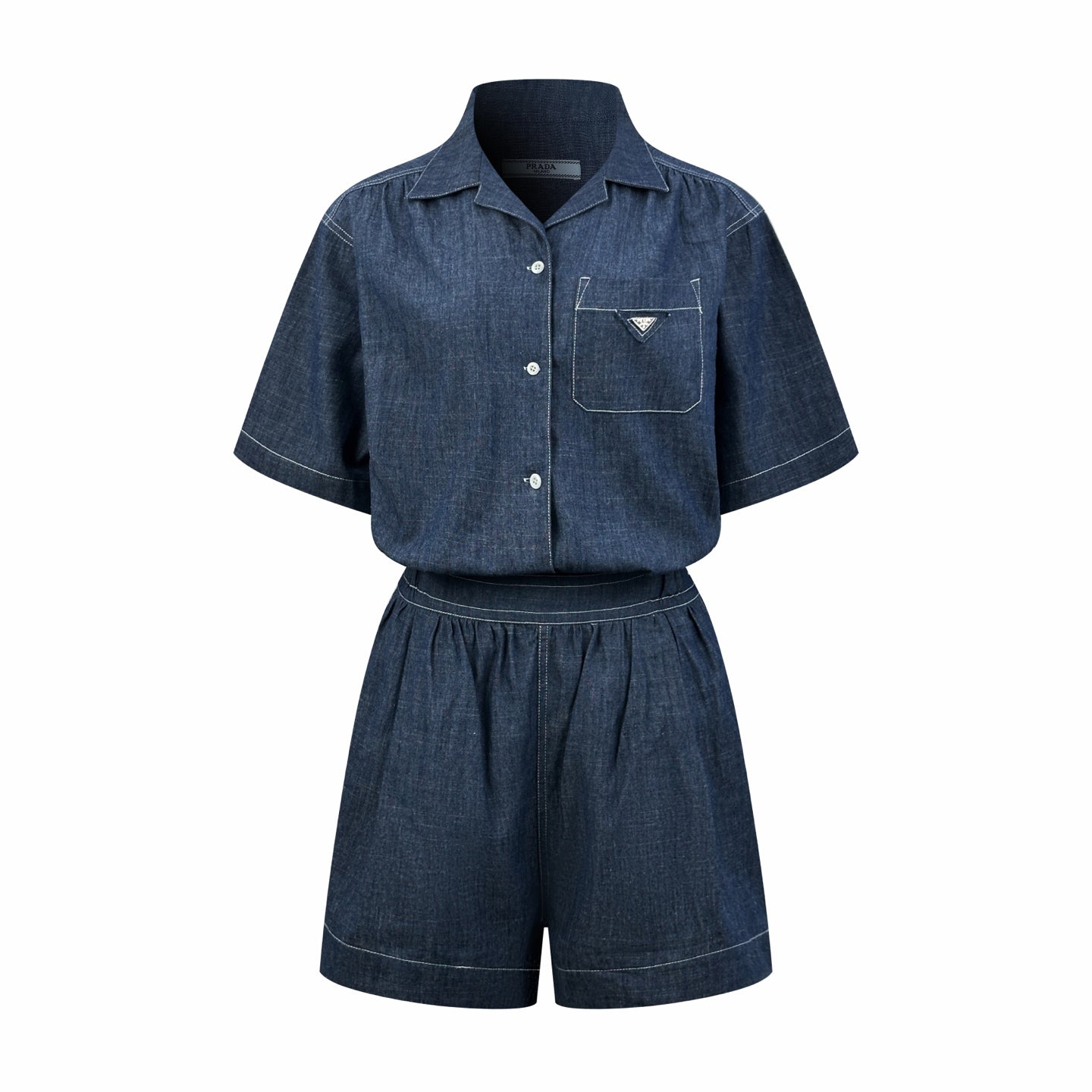 2026 Women’s Triangle Brand Denim Dress (DD121)
