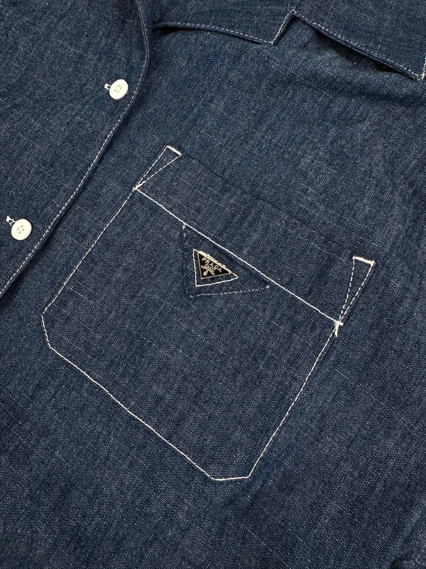 2026 Women’s Triangle Brand Denim Dress (DD121)