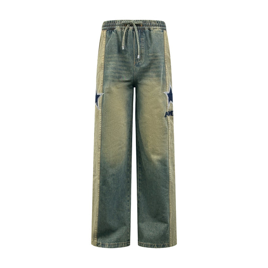 2026 New AR Logo Embroidered Jeans (BB861-B55)