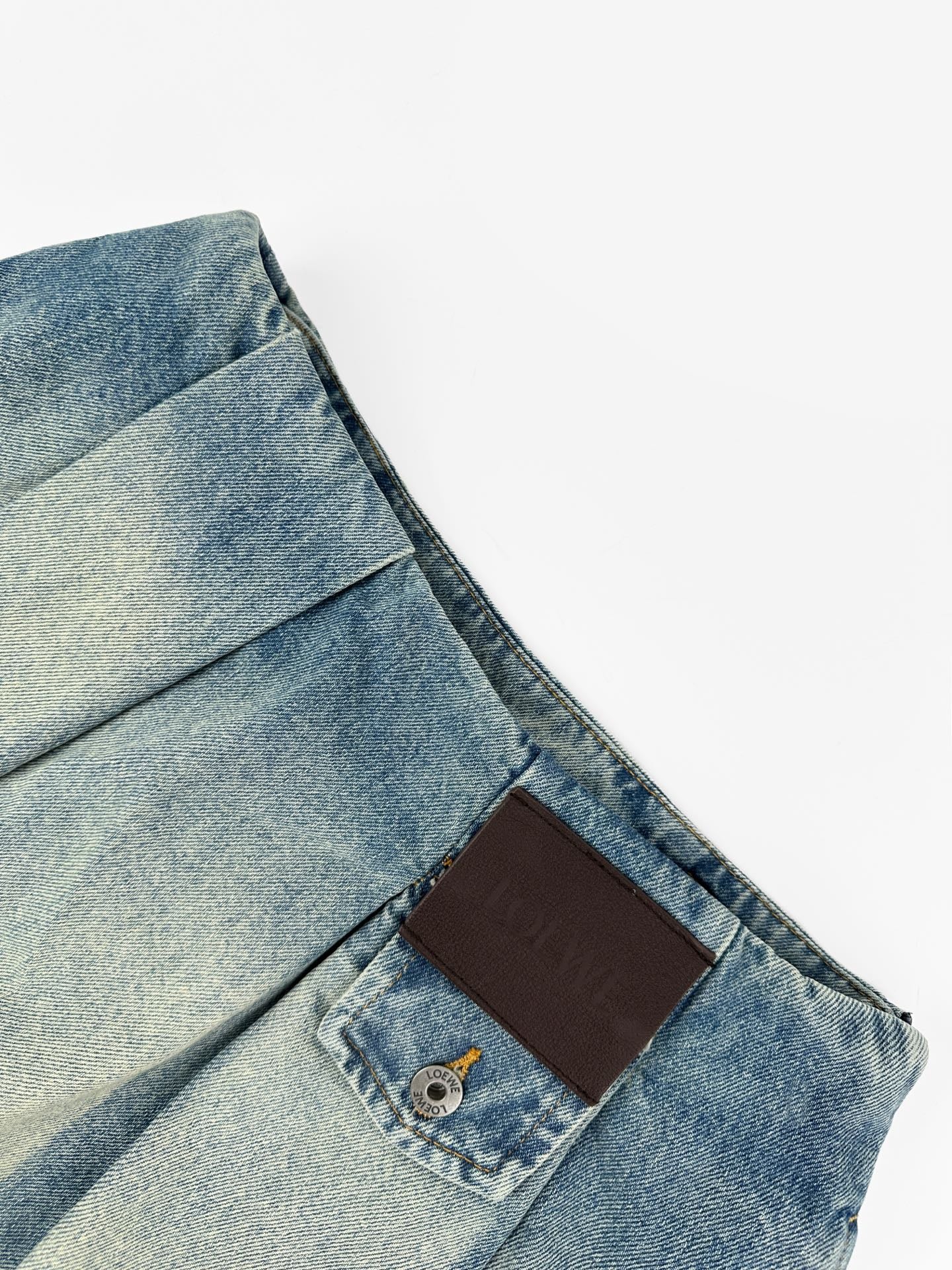 2026 Women’s Way Leather Denim Mini Skirt (EE417)