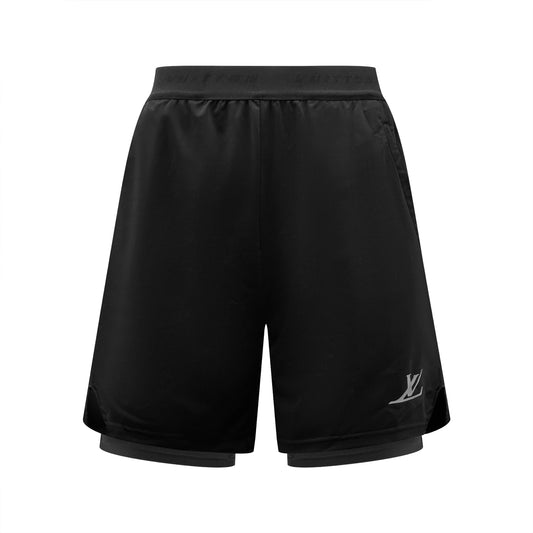 2026 New LY Logo Double-Layer Athletic Shorts (BB807-A65)
