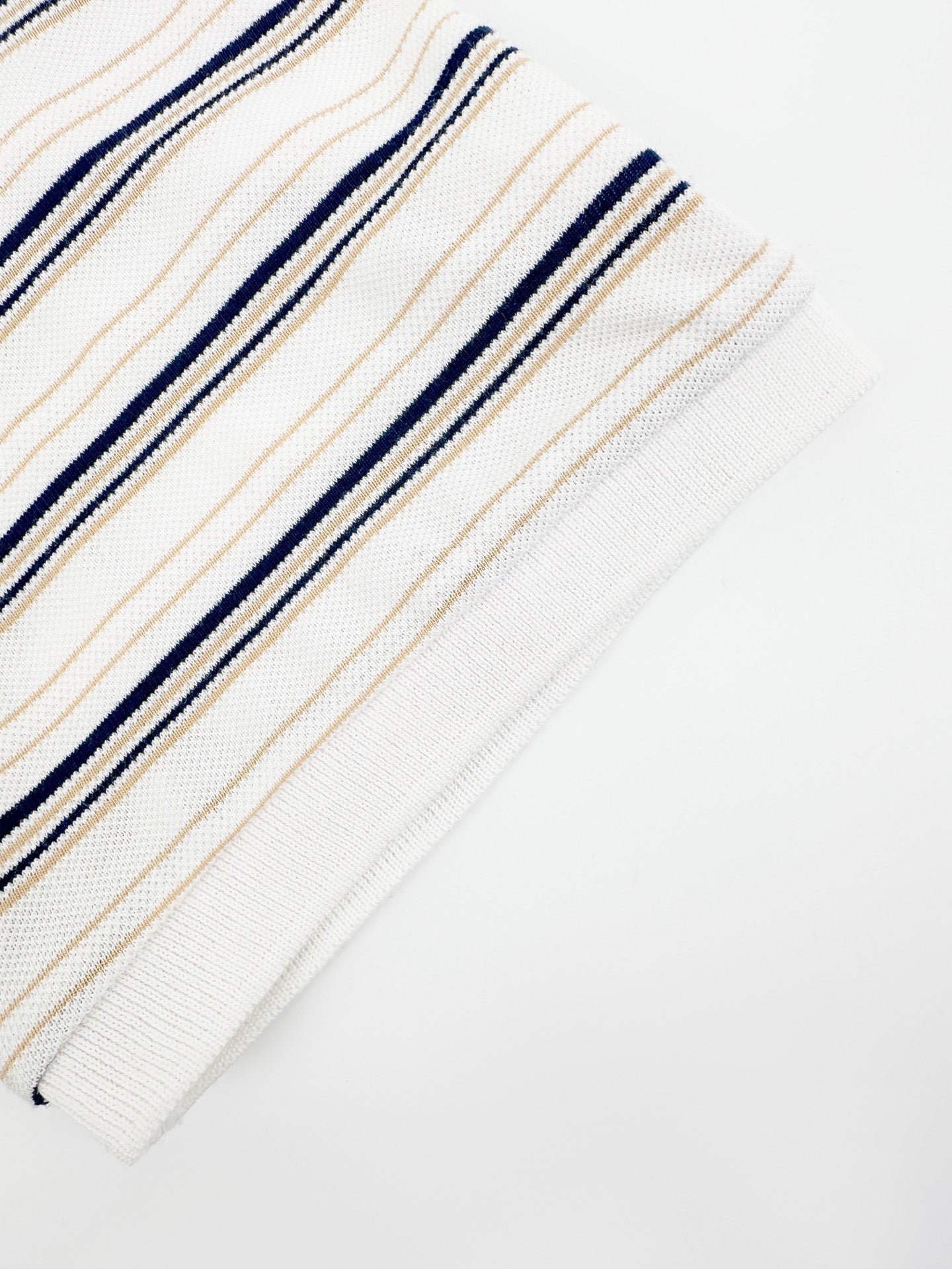 2026 New Triangle Brand Logo Striped Polo Shirt (CC992-A60)
