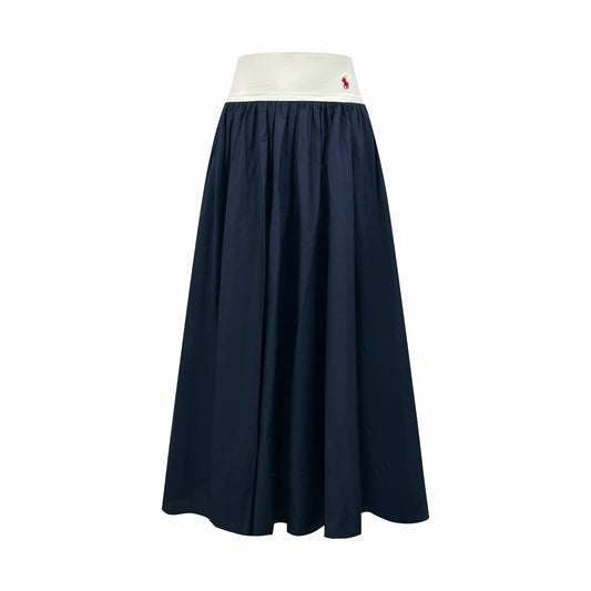 2026 Women's RL Embroidered Lace Edge Skirt (FF748)