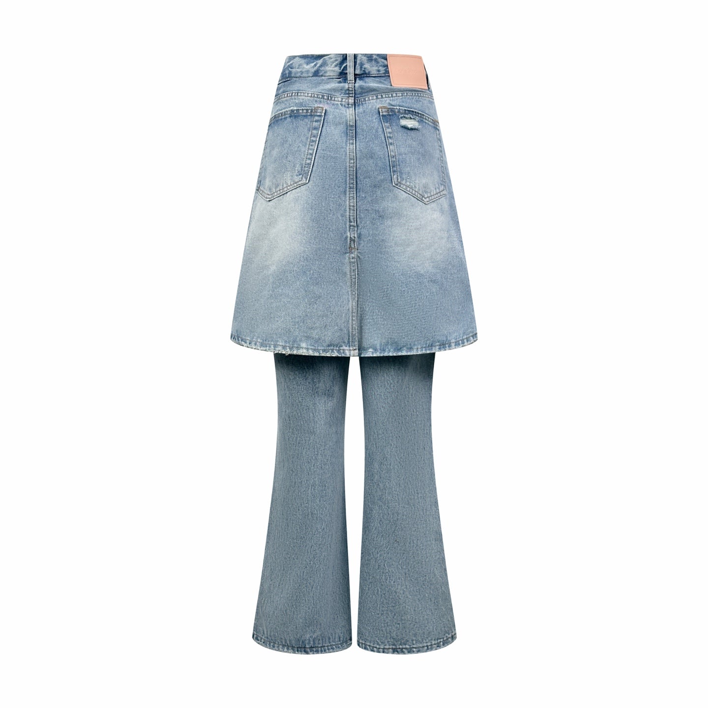2026 Women's Acn Fake Two-Piece Denim Skirt Pants (FF751) – JAY