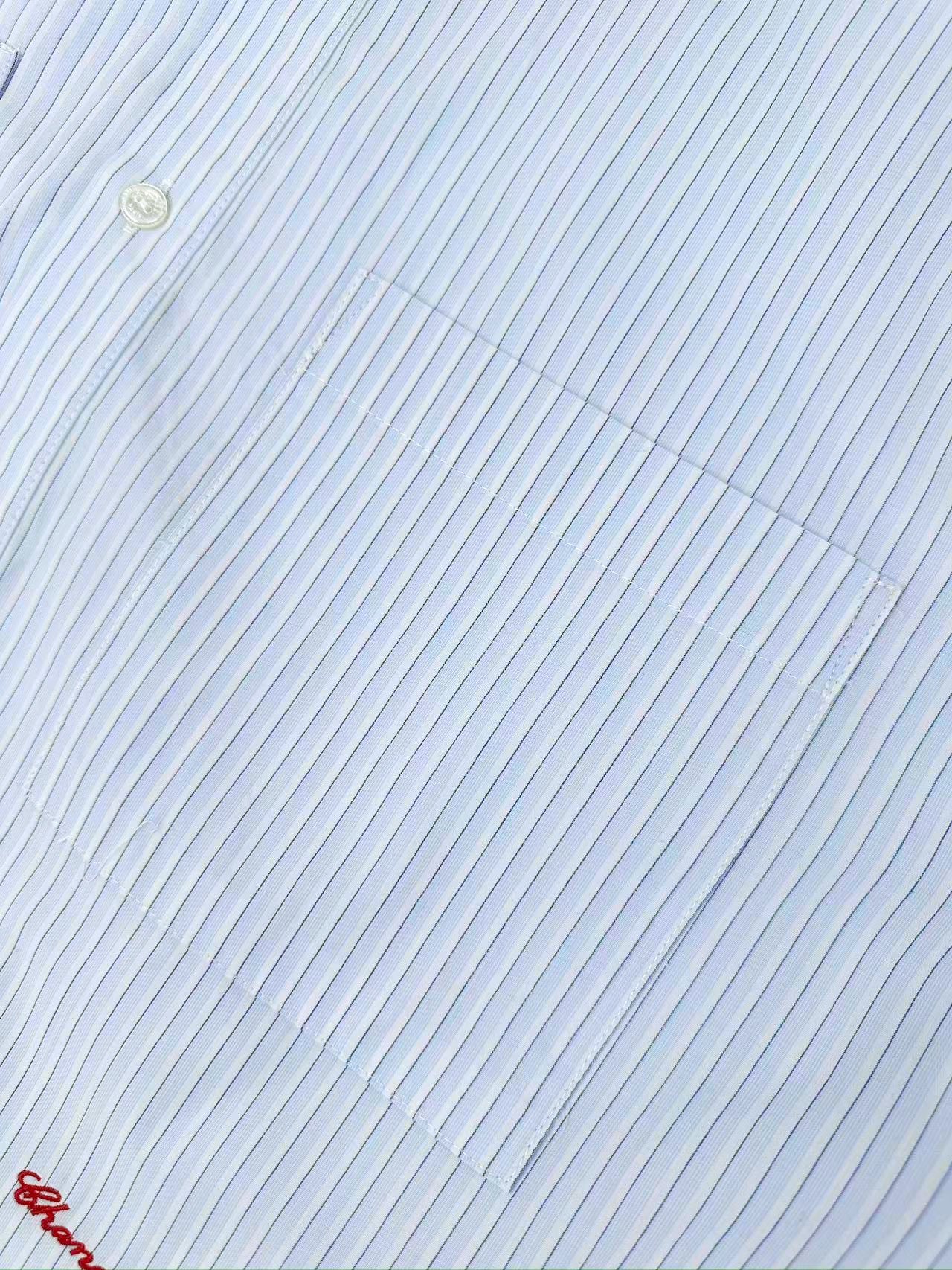 2026 Women's CC Logo Striped Shirt (FF737)