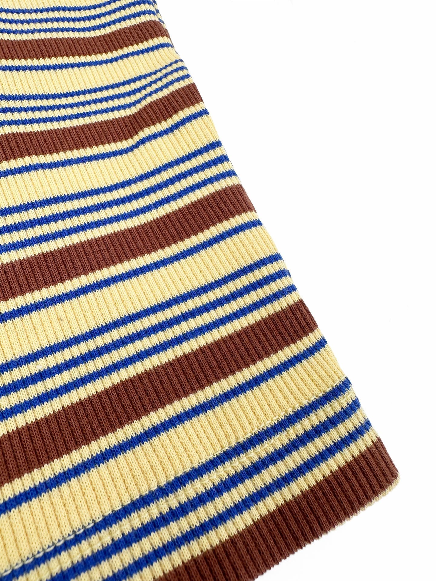 2026 Women's FF Leather Striped Short Sleeve (EE423)