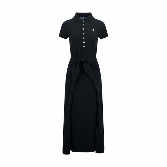 2026 Women's RL Embroidered Polo Neck Dress (FF785)
