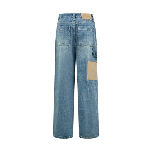 2026 New Style Way Embossed Leather Jeans (BB907-B90)