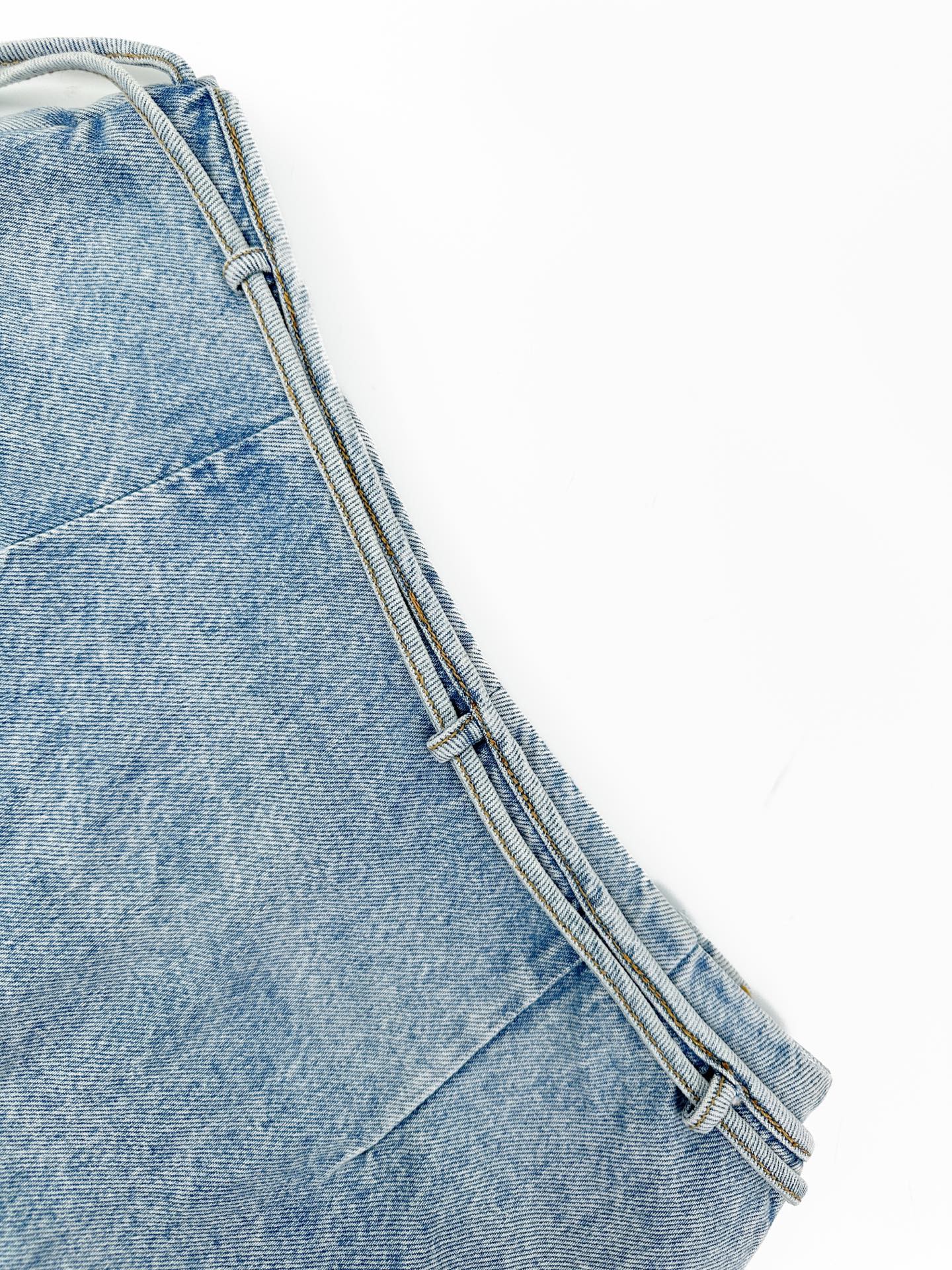 2026 Women's Way Letter Metal Denim Short Skirt (FF792)